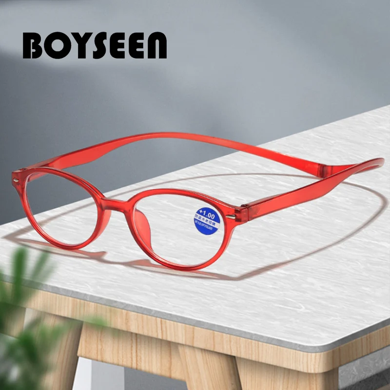 BOYSEEN multicolor anti-blue light hanging neck reading glasses fashion magnetic portable reading glasses