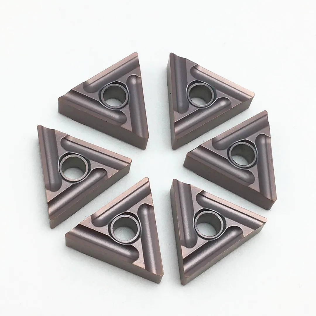 Torno CNC Ferramenta de torneamento externo, Carbide Insert, Milling Tool, TNMG160404R ES US735 VP15TF, 10pcs