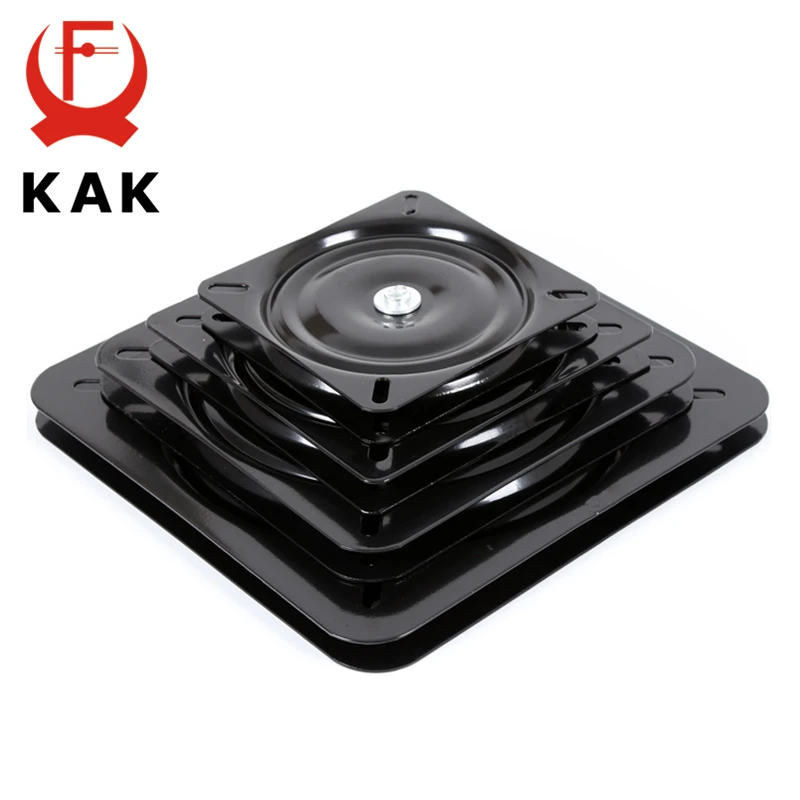 KAK Swivel Chair Plate Fishing Marine Seat Swivel Plate 360 Degree Furniture Rotary Full Solid Steel Ball Bearing Rotating