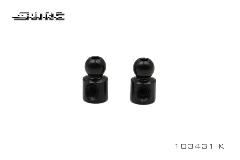 SNRC DK4 103431-K ALU 4.9MM BALL END - BLACK (2)