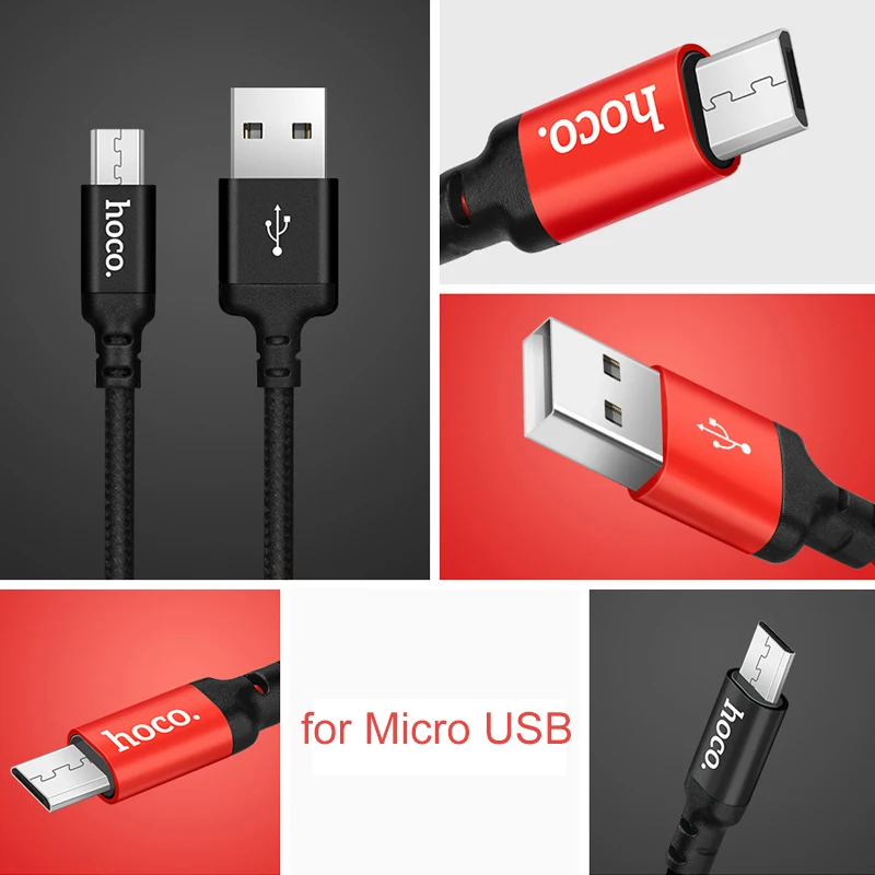 Hoco Micro USB Cable 1m 2m Fast Charge USB Data Cable for Samsung S6 S7 Xiaomi LG Tablet Android Mobile Phone USB Charging Cord - Image 6