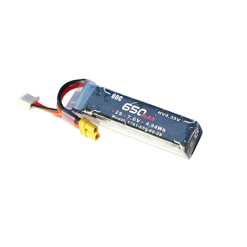 XT 30 2S HV Lipo Battery 7.6V 300 450 520 550 650 750 MAH 80C 120C 60C XT30 Connector For RC Drone Tinywhoop Frame Kit Parts