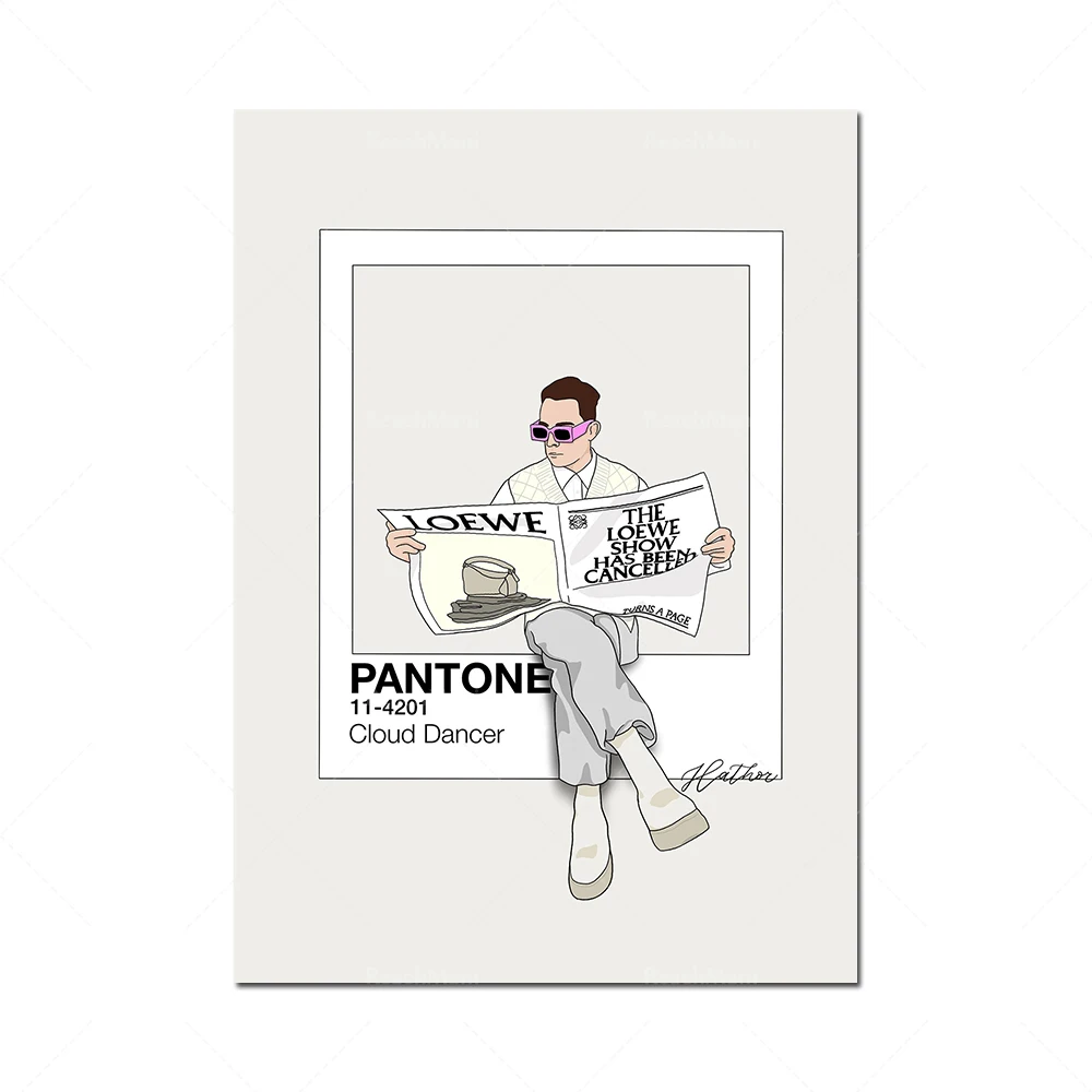 Pantone Sunshine Printed Poster