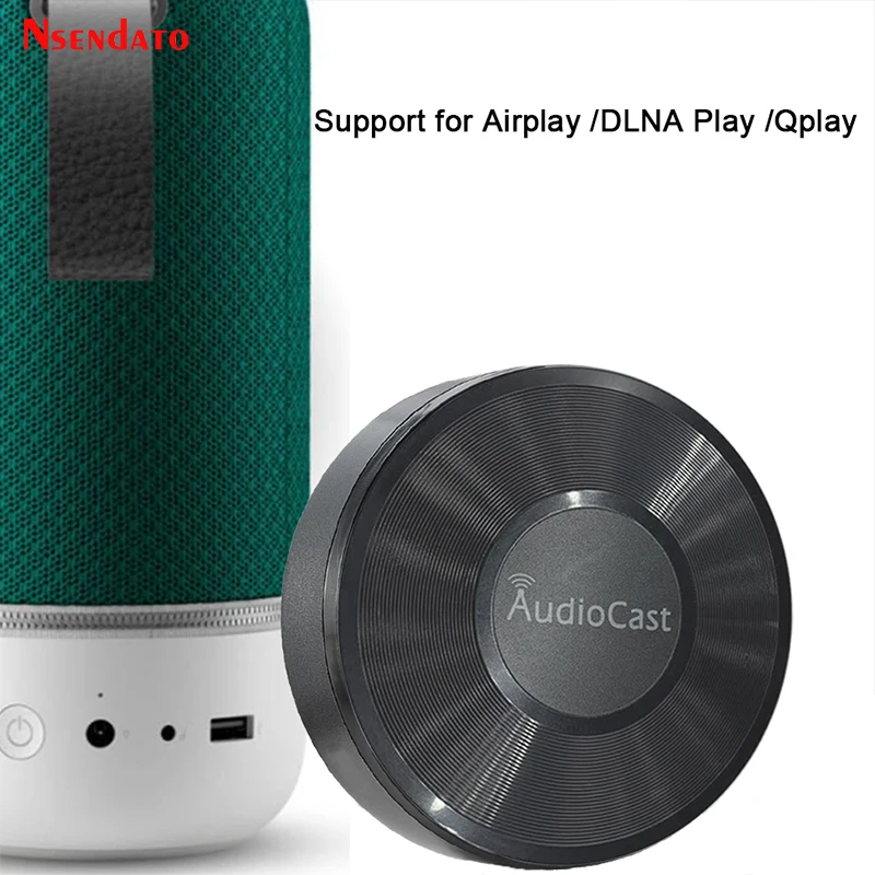Audiocast M5 DLNA Airplay アダプターワイヤレス Wifi 音楽オーディオストリーマーレシーバーオーディオ音楽スピーカー Spotify ルームストリーム用