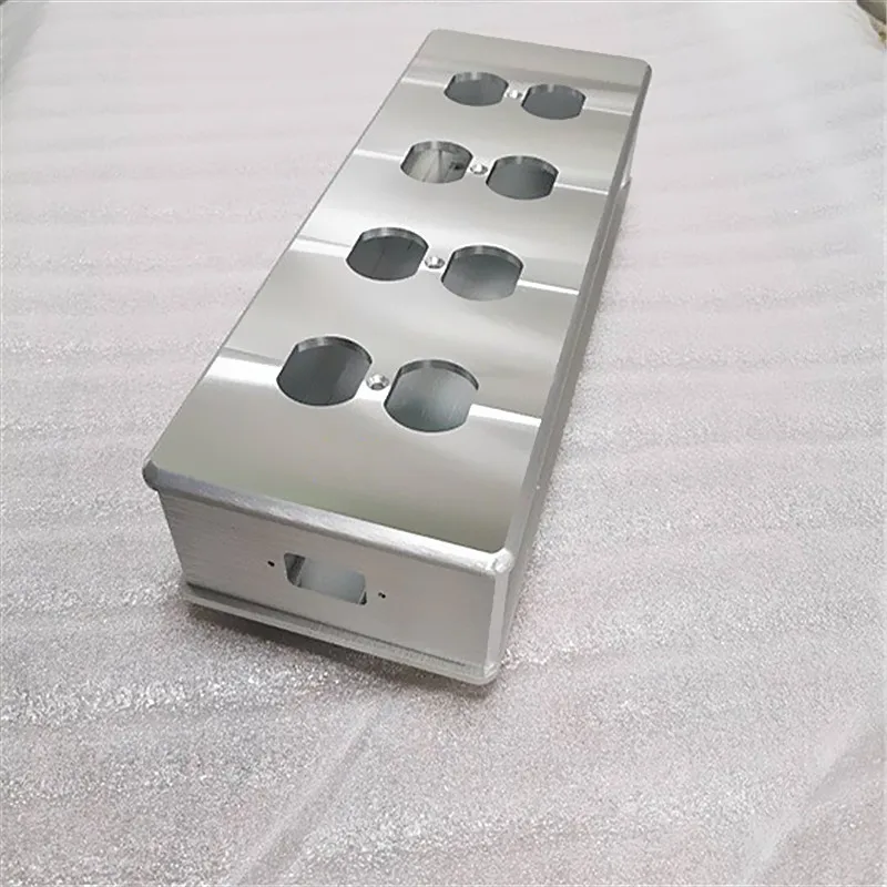 Aluminum alloy hifi American Standard British standard power filter shell chassis US socket panel Shell case