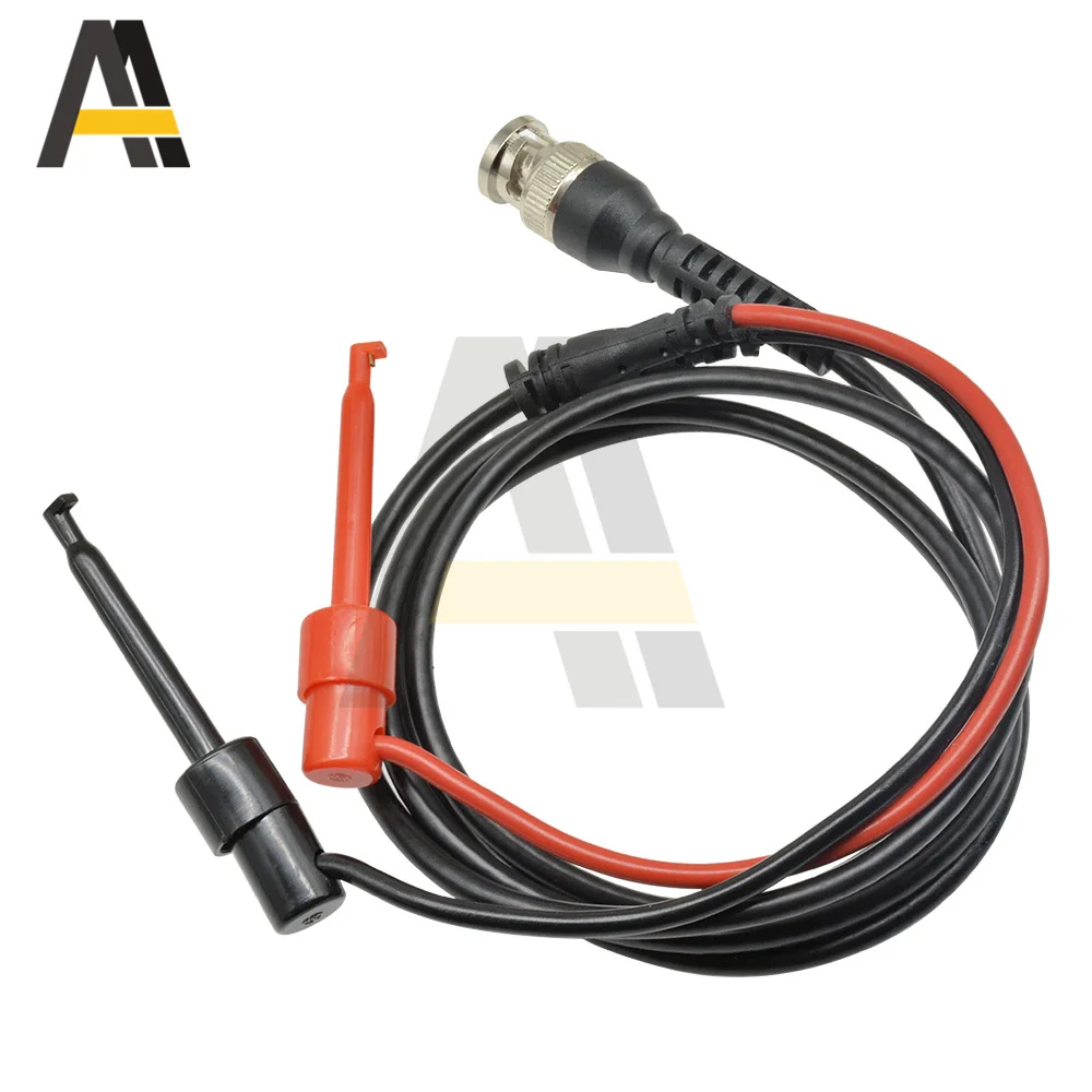 Conector macho BNC Q9 a doble gancho, sonda de prueba P1007 P1011, cables de 120CM con 2 sondas, gancho de prueba de 500V, accesorios para