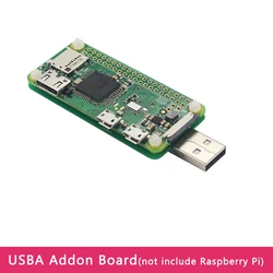 Raspberry Pi Zero USB Addon Expansion Board USBA Add On Extenstion Board with Acrylic Case for Raspberry Pi Zero 2 W WH 1.3