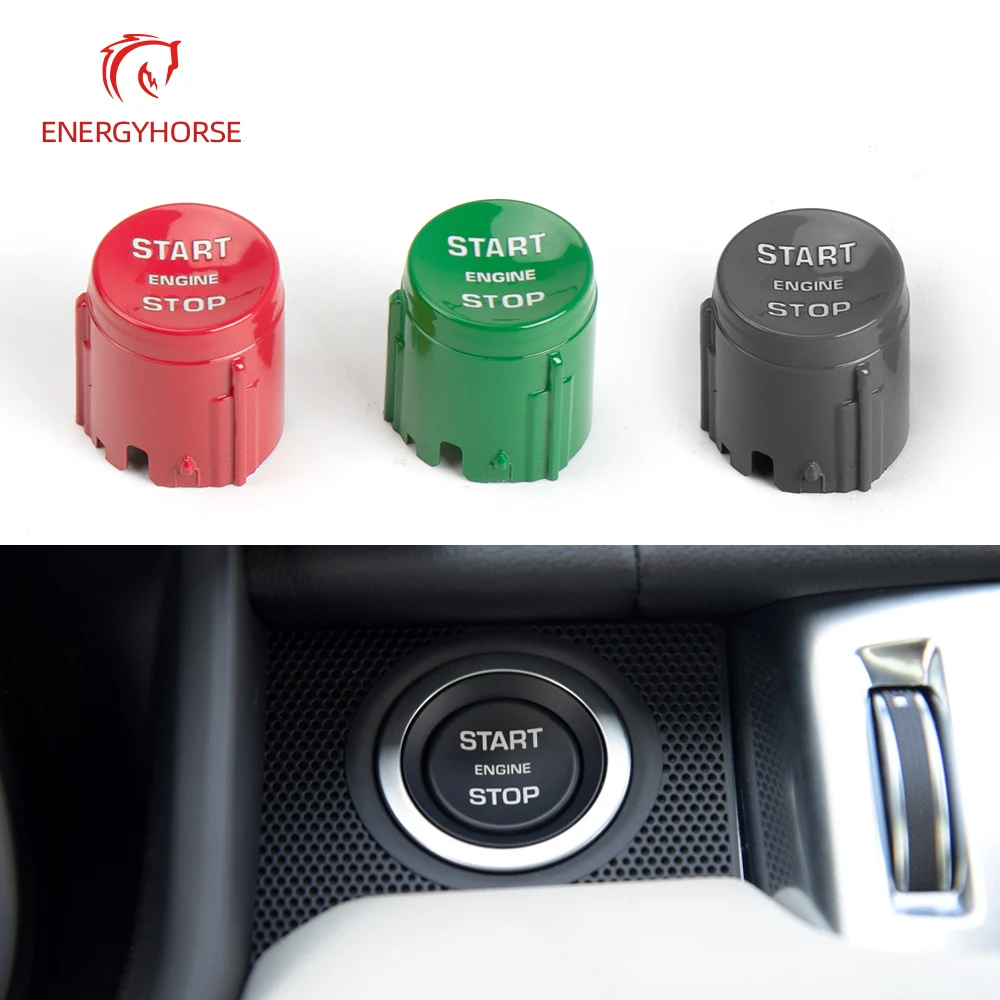 Car Start Stop Engine Button  Ignition Switch Cover For Land Range Rover Sport EVOQUE Range Rover Veiar Discovery