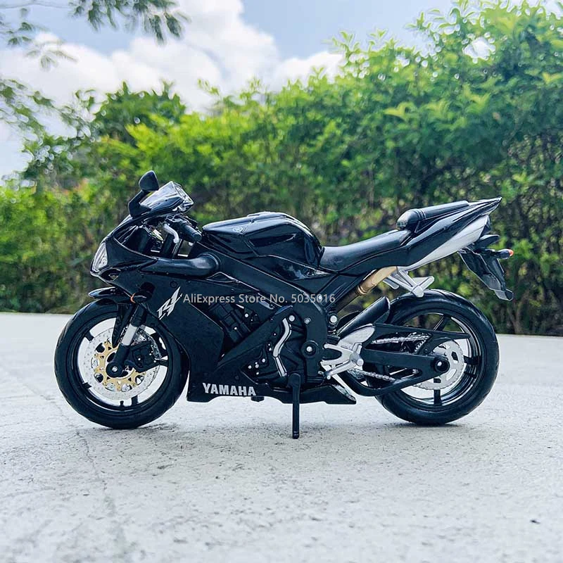 Maisto 1:12 Yamaha YZF-R1 black Factory Edition Static Die Cast Vehicles Collectible Motorcycle Model Toys