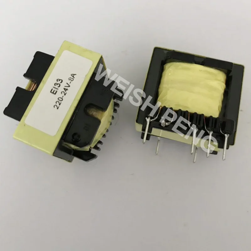 EI33 EE33  flyback transformer Power transformer 220V 24V 8A / HF transformador, 12pin (6+6)