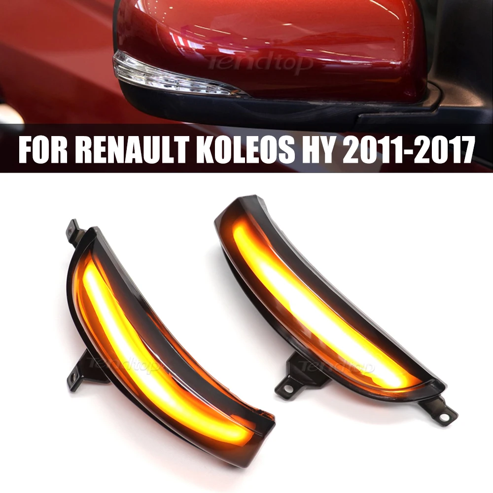 12V Turn Signal Lamp Side Mirror Indicator Sequential Light For Renault Koleos HY 2011 2012 2013 2014 2015 2016 2017 1st Gen