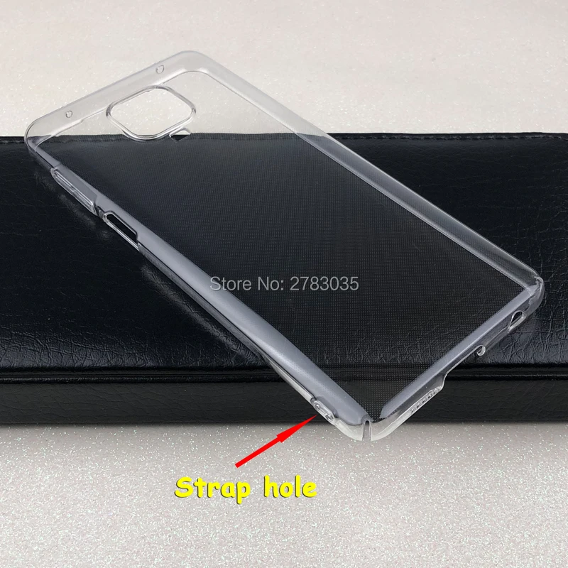 Funda de teléfono para Xiaomi Redmi Note 9S 9 Pro 6,67 ", cristal Invisible, duro, PC, cubierta completa, cámara transparente, Protección trasera