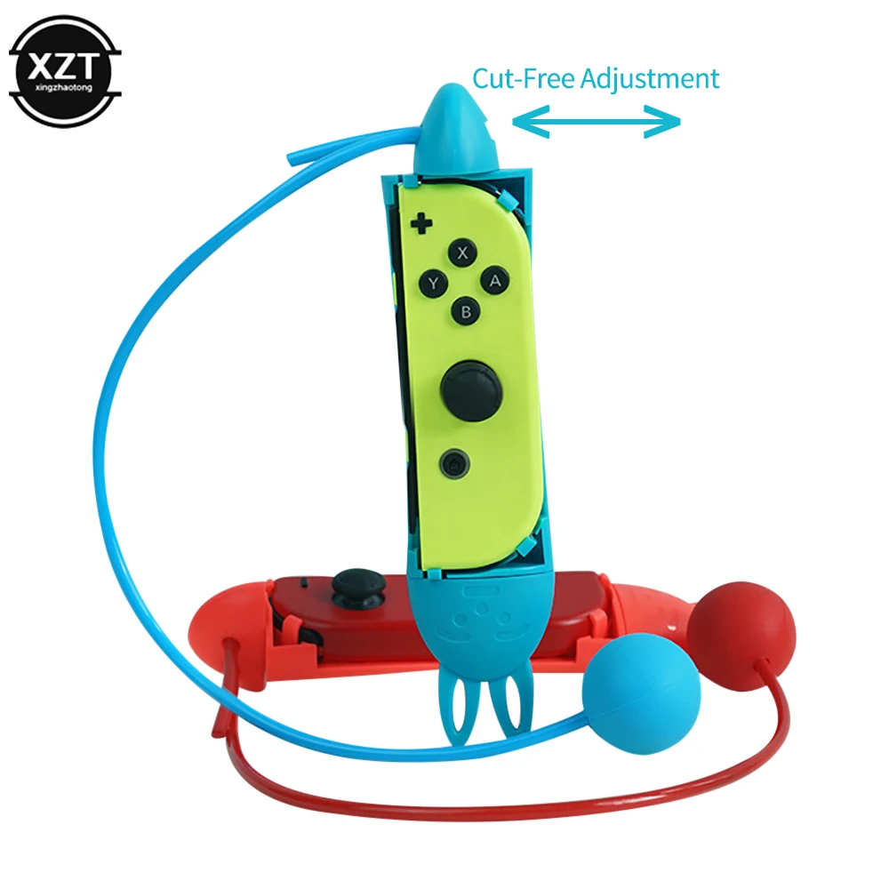 For Nintend Switch Controller Sports Game Jump Rope Challenge Handle Grip Skip Rope Cordless Handle JoyCon Gamepad Controller