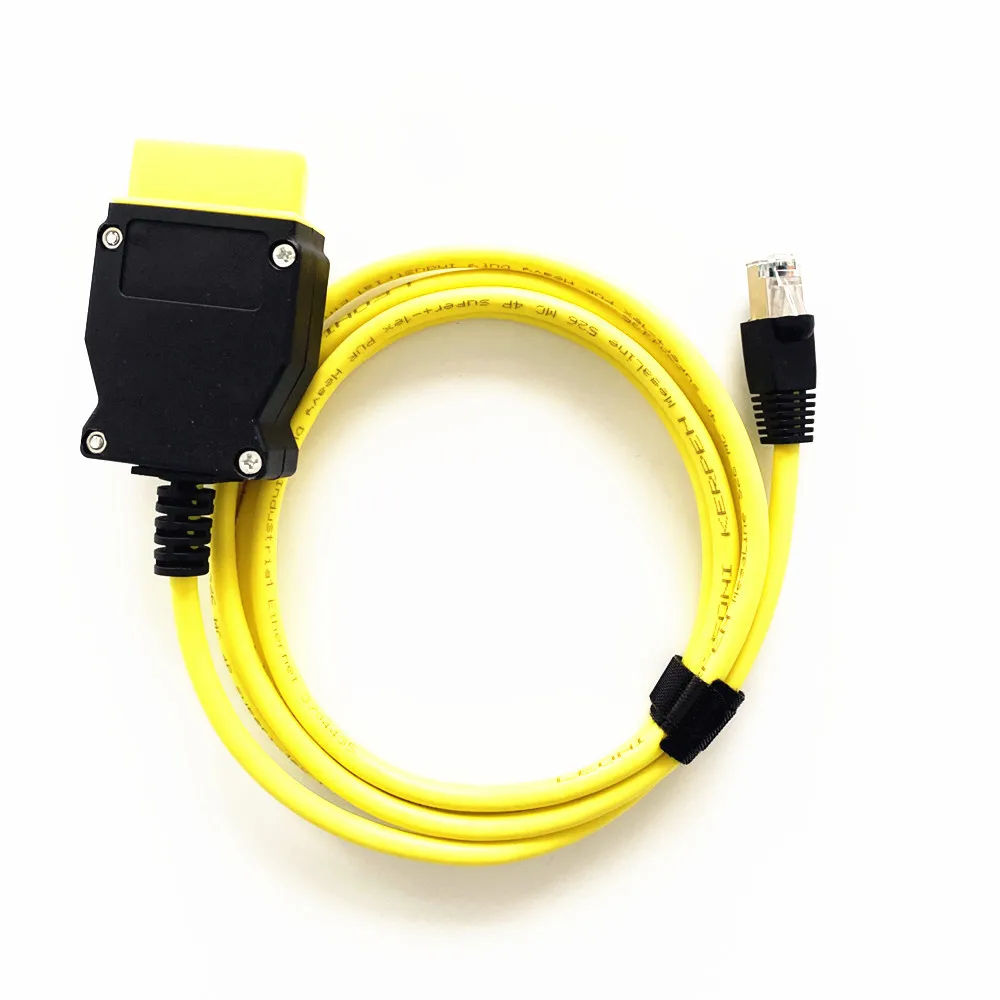 High Quality ENET Cable for BMW F-series ICOM Enet to OBDII Coding Hidden Data Tool OBD2 Car Diagnostic Cable