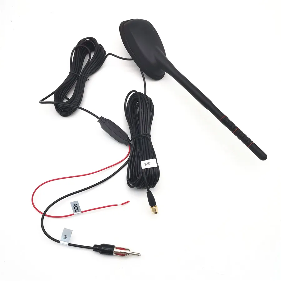 5 Meters Car FM/AM Radio Amplifier Antenna Roof Mount GPS Navigation Aerials