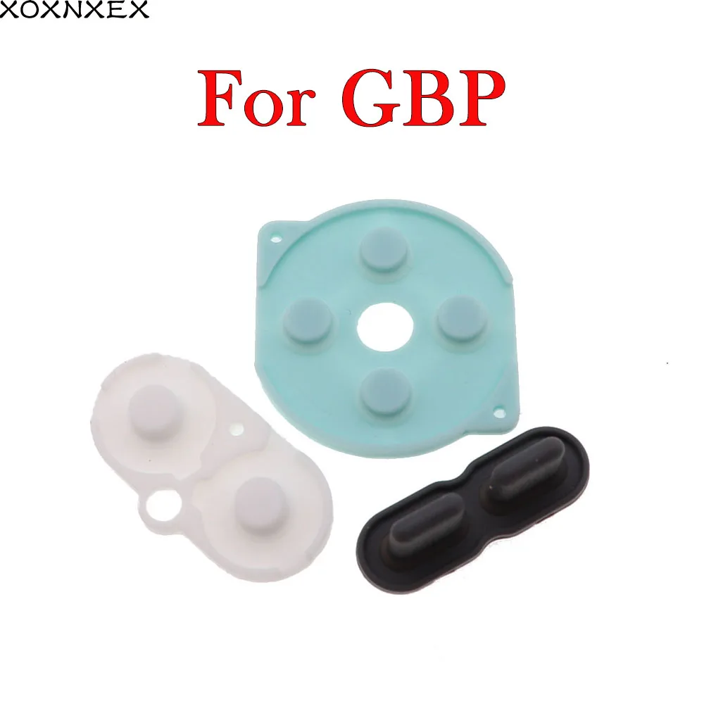 

100Stes Silicone Rubber Conductive Button D Pads A B Power ON OFF Buttons for Gameboy Color GBP