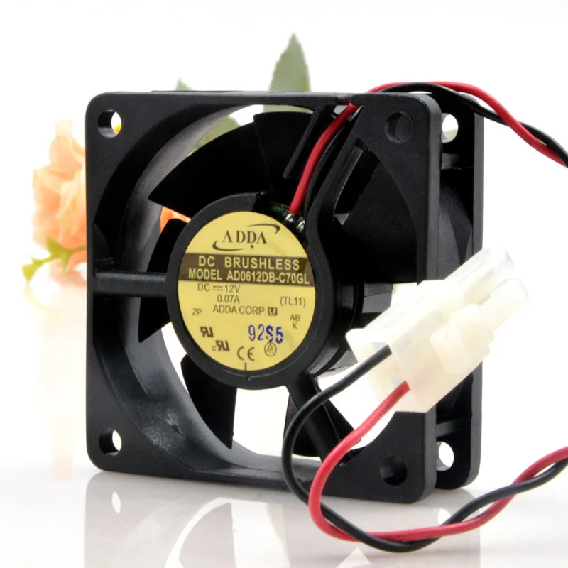 AD0612DB-C70GL  New For Adda 6020 12V 0.07a 6cm Computer Power Case Fan