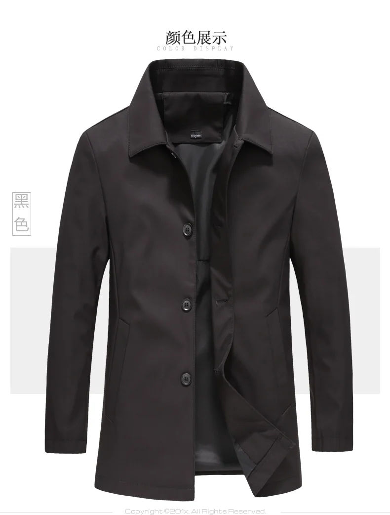 2026 new arrival spring fashion coat men high quality trench coat men,autumn men's casual jackets size M-4XL