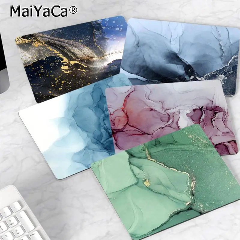 

MaiYaCa Simple Design Ink Marble mouse pad gamer play mats Smooth Writing Pad Desktops Mate gaming mouse pad