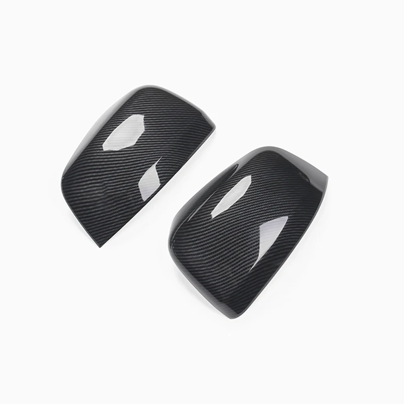 ABS Chrome/Carbon Fiber for Jeep Grand Cherokee 2014 15 16 17 18 2019 Car Rear View Side Door Turning Mirror Cover Shell Trim image 2