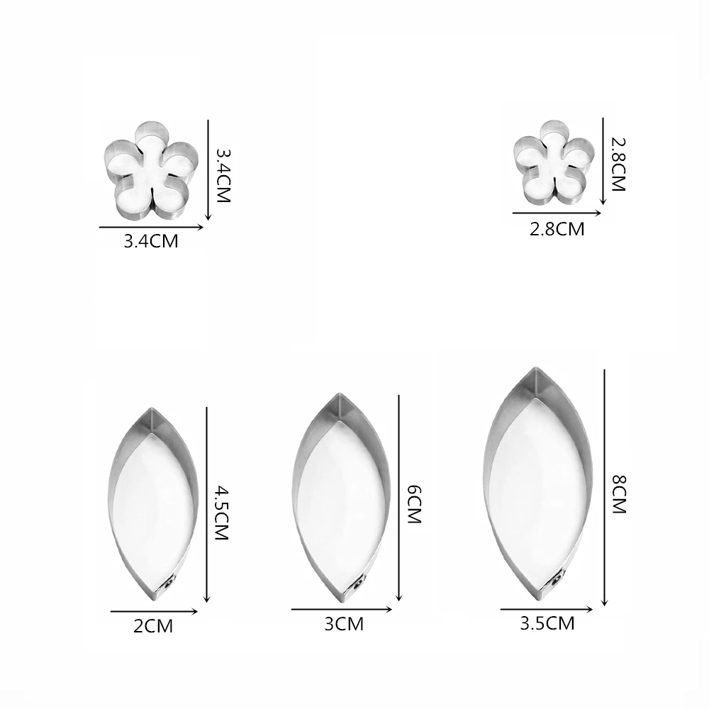 إنساني لا قطع السكر زهرة فندان الخبز كعكة الزينة بوليمر كلاي الباردة الخزف gumhang أدوات