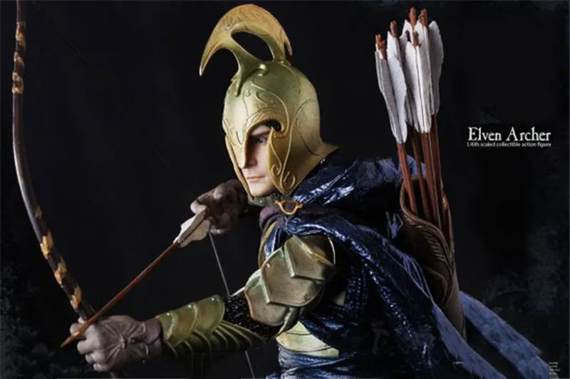 Asmus Toys 1/6 Scale LOTR027A Elven Archer Warrior Male Solider Full Set Action Figure Model for Fans Collection Gifts