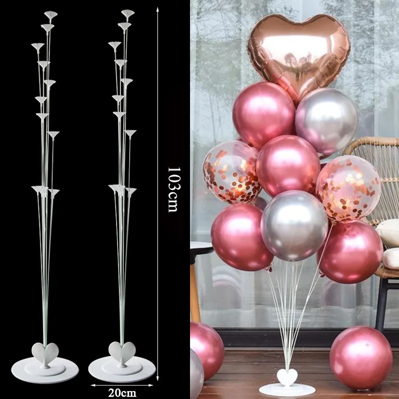 Table Floating Balloon Landing Engagement Decoration Birthday Balloon Party Bracket Column Wedding Room Scene Layout