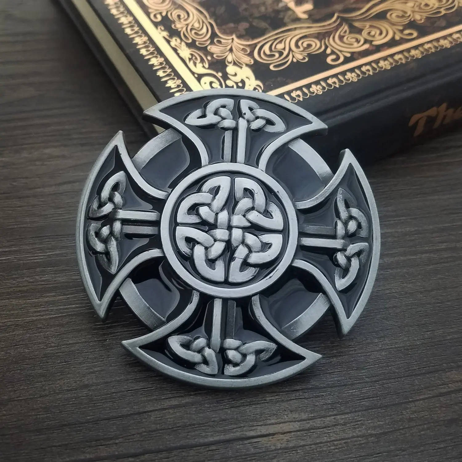 American original Celtic knot unity attitude buckle