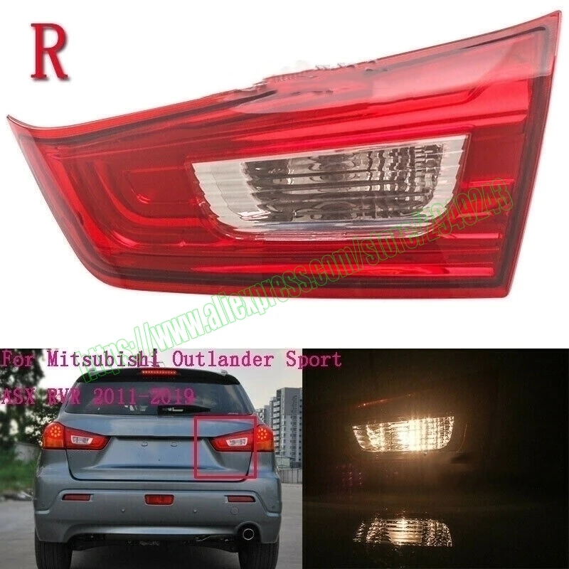 

car accessories Right Inner Tail Light Brake For Mitsubishi Outlander Sport ASX RVR 2011 12-2019 Taillight assembly