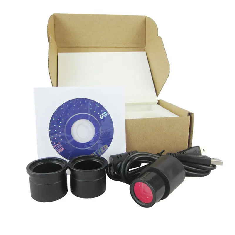 ช่องมองภาพอิเล็กทรอนิกส์1.3MP 2MP 3MP 5MP USB Universal Digital กล้องจุลทรรศน์กล้องช่องมองภาพอิเล็กทรอนิกส์ยึดขนาด23.2มม.