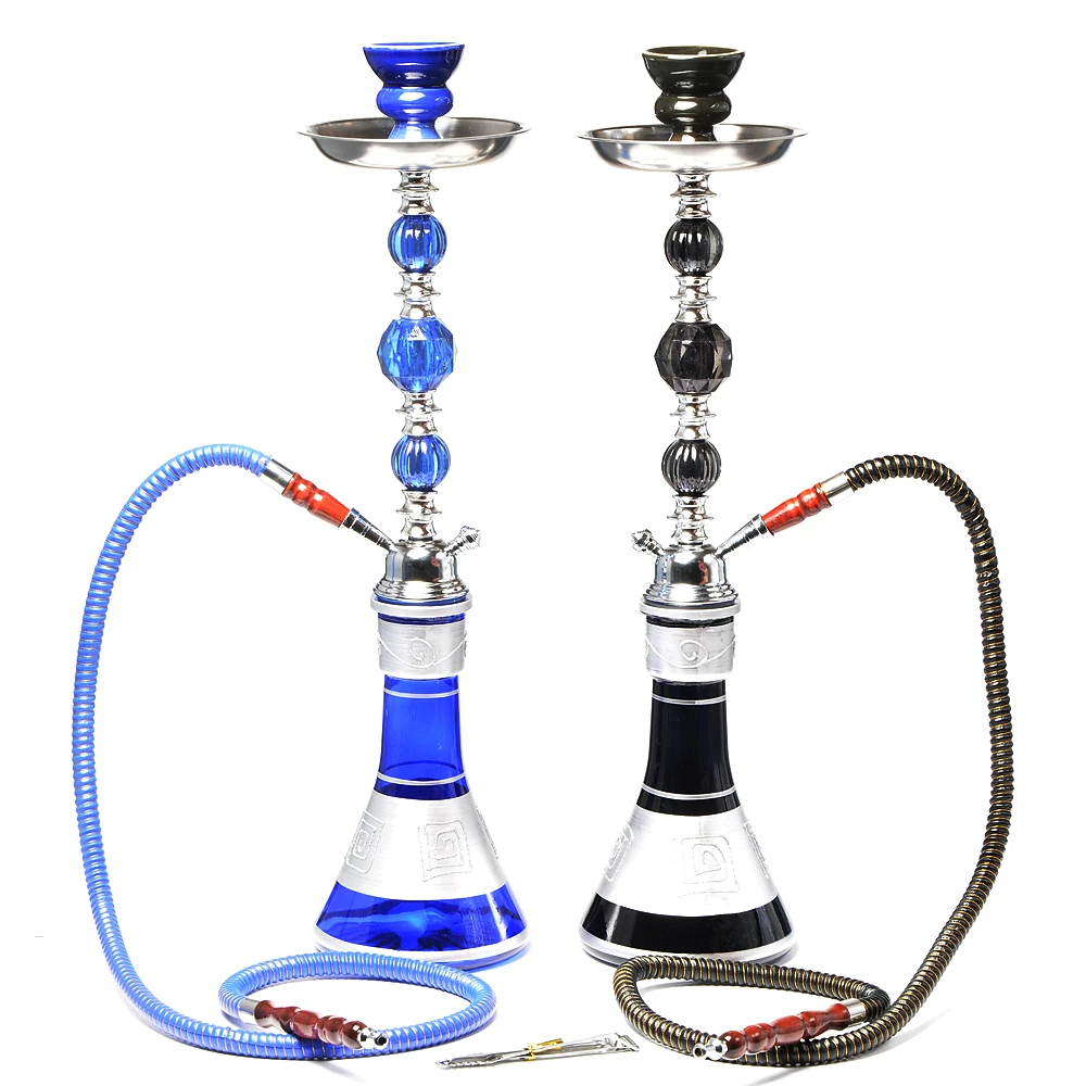 

DEJAYA Travel Glass Shisha Hookah Pipe Chicha Narguile Completo Nargile with Sheesha Ceramic Bowl Charcoal Tongs Accessories