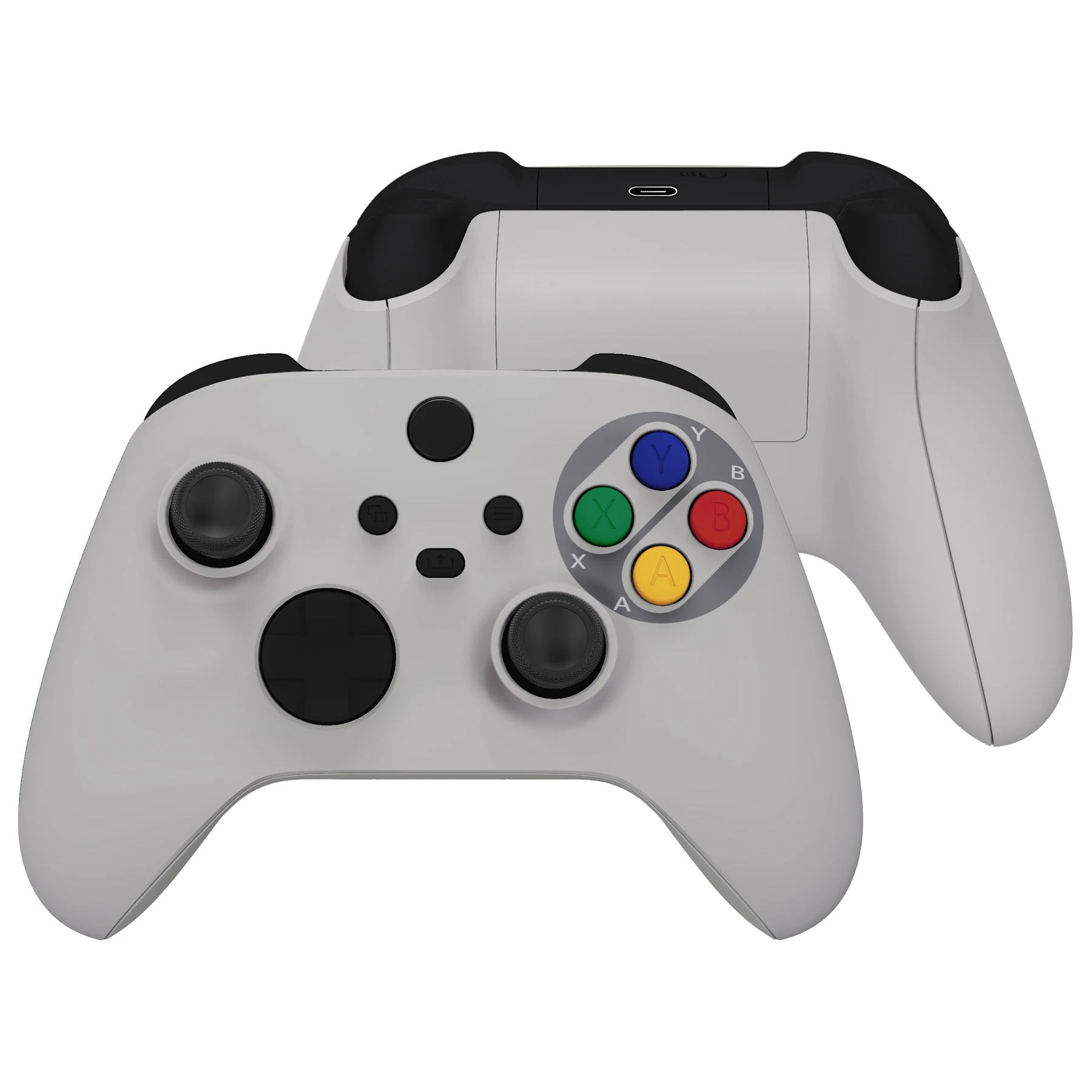 eXtremeRate Pełny zestaw przycisków obudowy do kontrolera bezprzewodowego Xbox Core, boczna przednia tylna osłona płyty - Wielkanocny królik — zdjęcie produktu 6