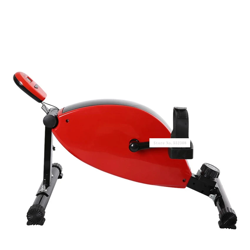 CJ-1306 Magnetic Control Exercise Bike Home Mini Leg Rehabilitation Trainer The Elderly Fitness Dynamic Bicycle 100kg Bearing