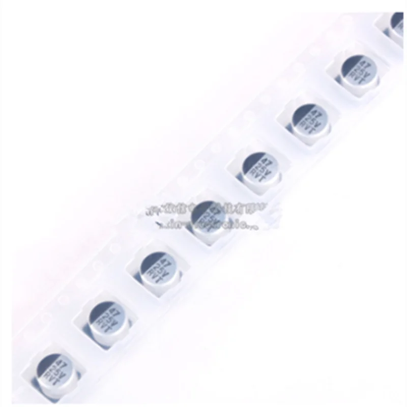 10 Chiếc!!!!!!!!! Chất Lượng Cao SMD Nhôm Điện Phân Tụ Hóa 25V 47UF Tập 6.3*5.4MM SMD SMD Điện Phân