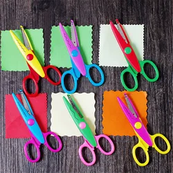 1 sztuka DIY Laciness Scissor Album szkoła różowe ścinanie kreatywny scrapbooking zdjęcie Craft Cut rękodzieło pamiętnik papieru ręcznie