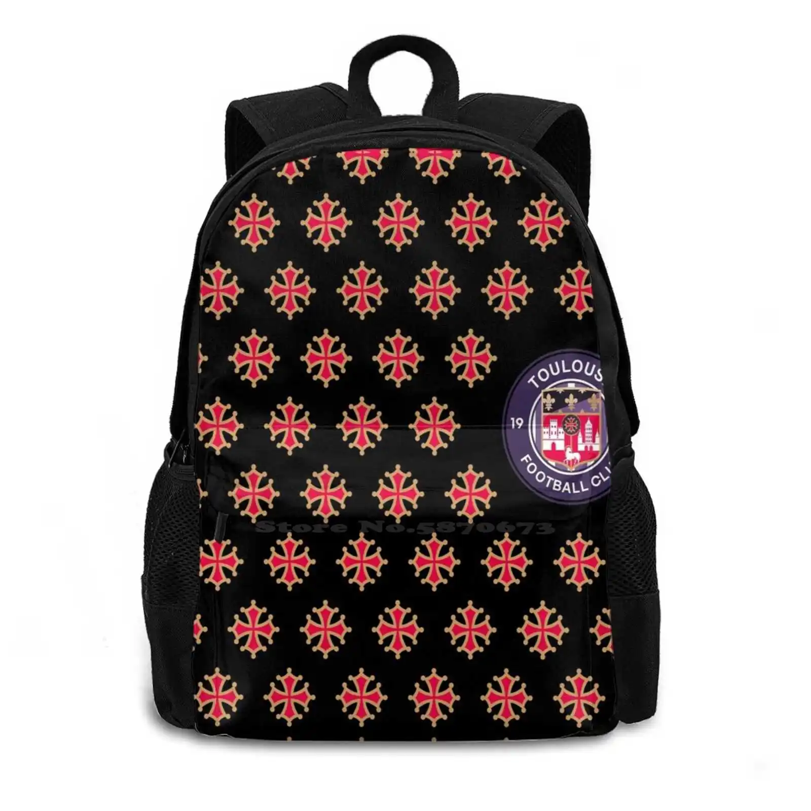 Toulouse Backpacks For School Teenagers Girls Travel Bags Ligue 1 Fc France French Football Club Professional Girondins De