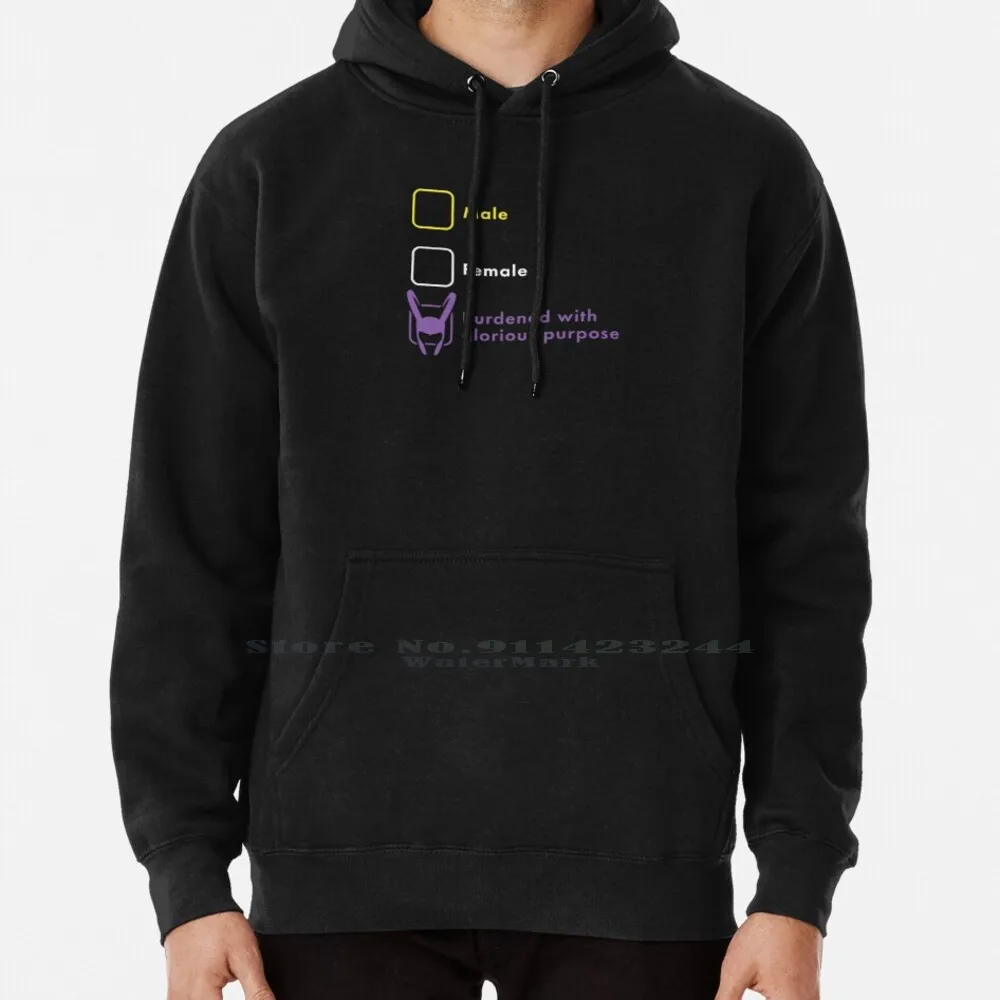 Nonbinary L0ki-Burdened With Glorious Purpose Hoodie Sweater 6xl Cotton L0ki Burdened Nonbinary Enby Queer Gender Fluid What Is