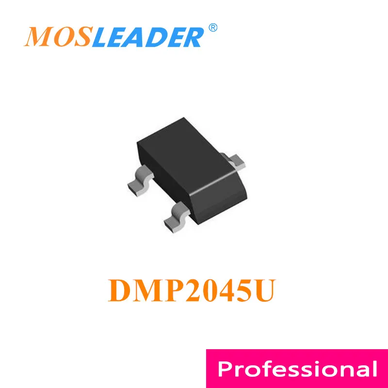 

Mosleader DMP2045U SOT23 3000PCS DMP2045U-7 DMP2045 2.8A 4.3A 20V P-Channel Made in China High quality