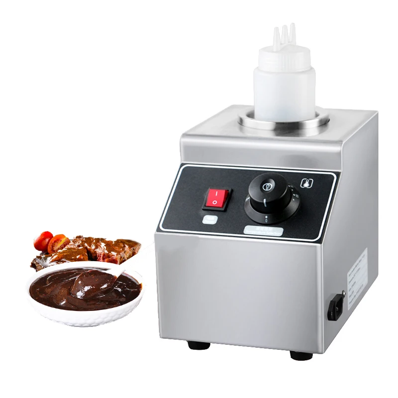 

Commercial Electric Sauce Warmer Dispenser Stainless Steel Soy Jam Heater Filling Machine for Chocolate Butter Caramel Ketchup