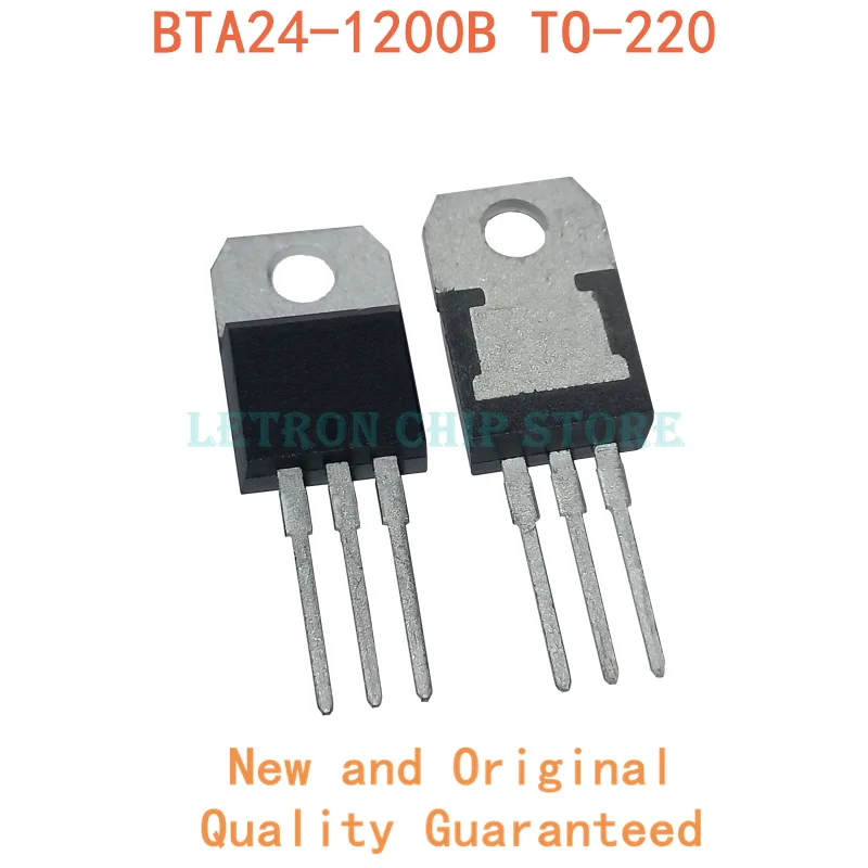 10PCS BTA24-1200B TO220 BTA24-1200 TO-220 BTA24 1200B new and original IC Chipset