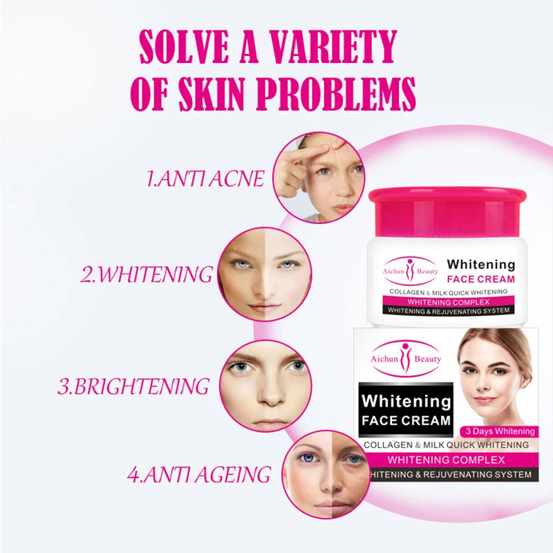 Collagen Milk Body Face Whitening Cream Moisturizing Improve Dullness Face Cream Underarm Whiten Cream Skin Care Body Lotion