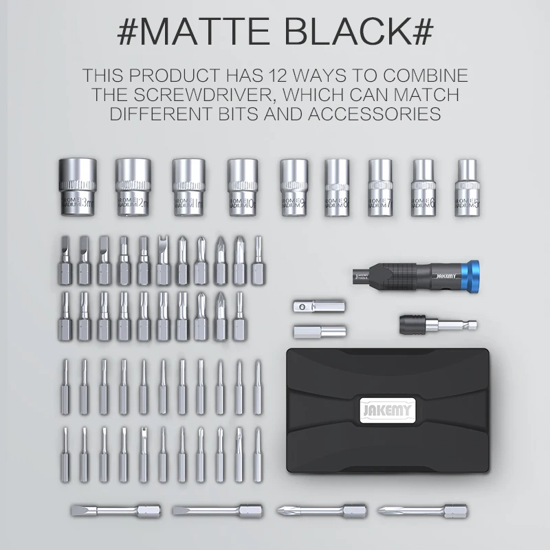 Imagem -05 - Jakemy Precision Screwdriver Kit Bits Magnéticos Eletrônica Screwdrivers Grupo Iphone Tablet Computador Relógio Ferramentas de Reparo