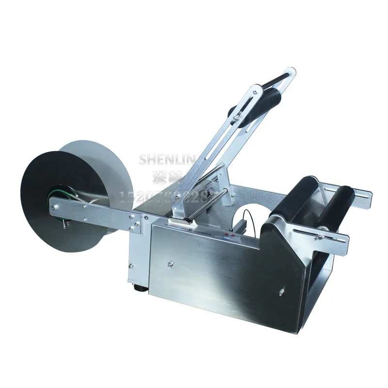 LT50 estendi l'etichettatrice per bottiglie rotonde etichettatrice per bottiglie rotonde in plastica macchina per etichette Dispenser per etichette applicatore di etichette