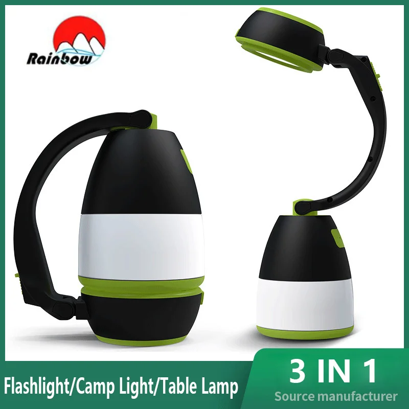 

8000 Lumen 100W USB Rechargeable LED Torch Camping Lantern Outdoor Flashlight Table Desk Lamp Search Light for Outdoor