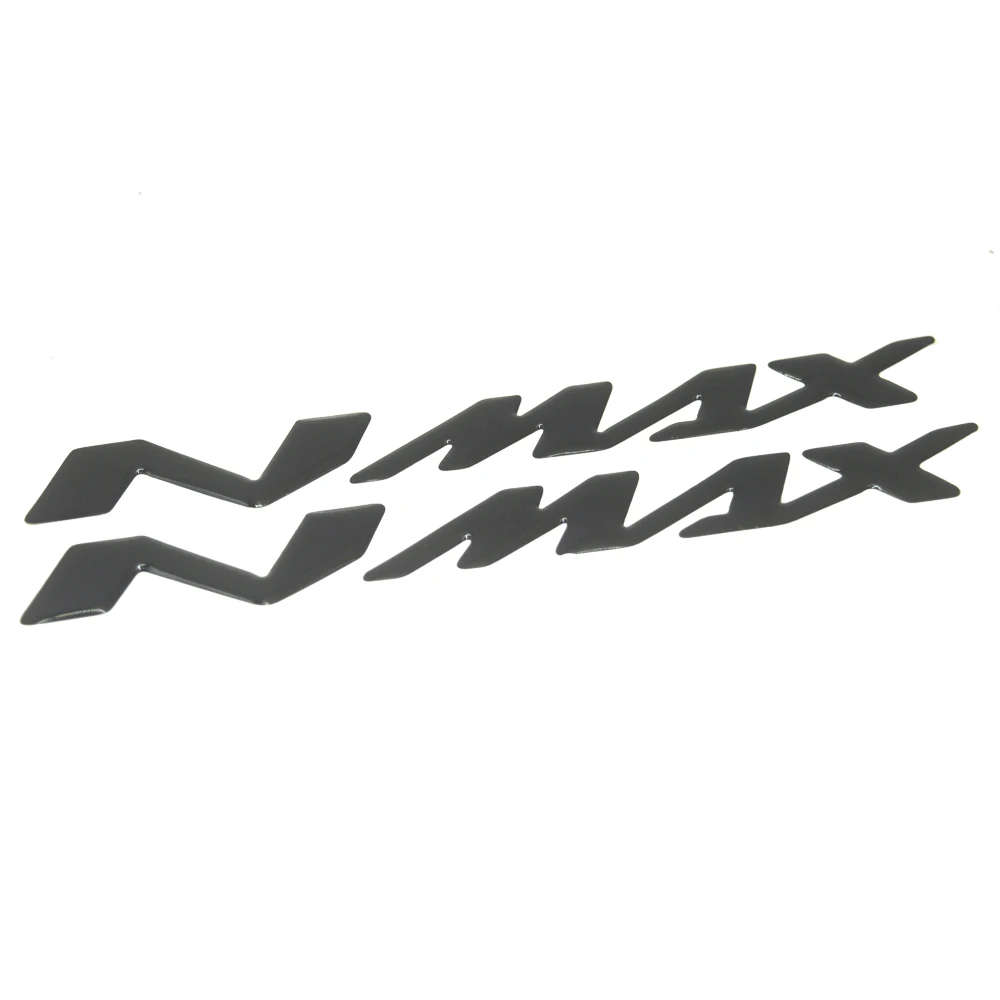 2Pcs 3D Resin Gel Emblem Fender Tank Pad Logo Decal Stickers For Yamaha Nmax 155 Nmax155 nmax 125 150 Motorcycle Decoration