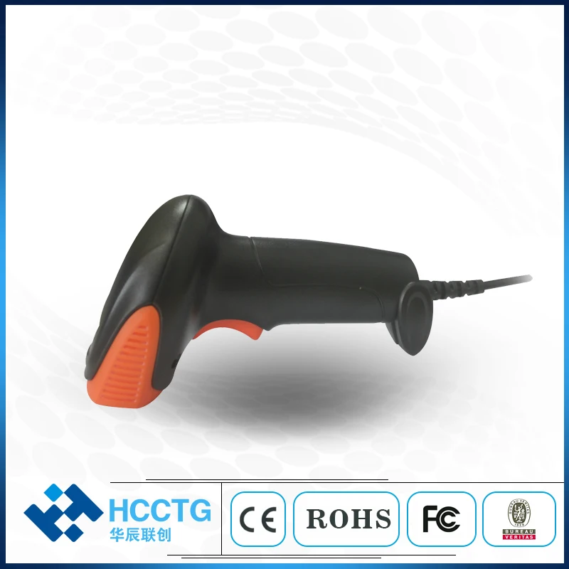 Popular 2d Laser Handheld Barcode Scanner Long Distance Scanning Terminal HS-6602