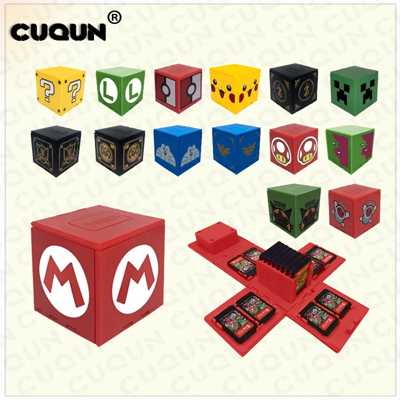 Mới Ngày Chống Sốc Gấp Thẻ Trò Chơi Lưng Vỏ Hộp Cho Nitend Switch NS Trò Chơi Lưu Trữ Phụ Kiện 16 Trong 1