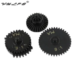 VULPO Steel Cutting 9:1 Super High Speed Cyclone Dual Sector Gear Set For Airsoft AEG Ver.2/3 Gearbox