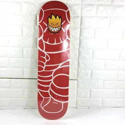 Kws Red Color Maple  Modern Art Collection Decoration Exhibition Pendant High-End Skateboard Simpsons