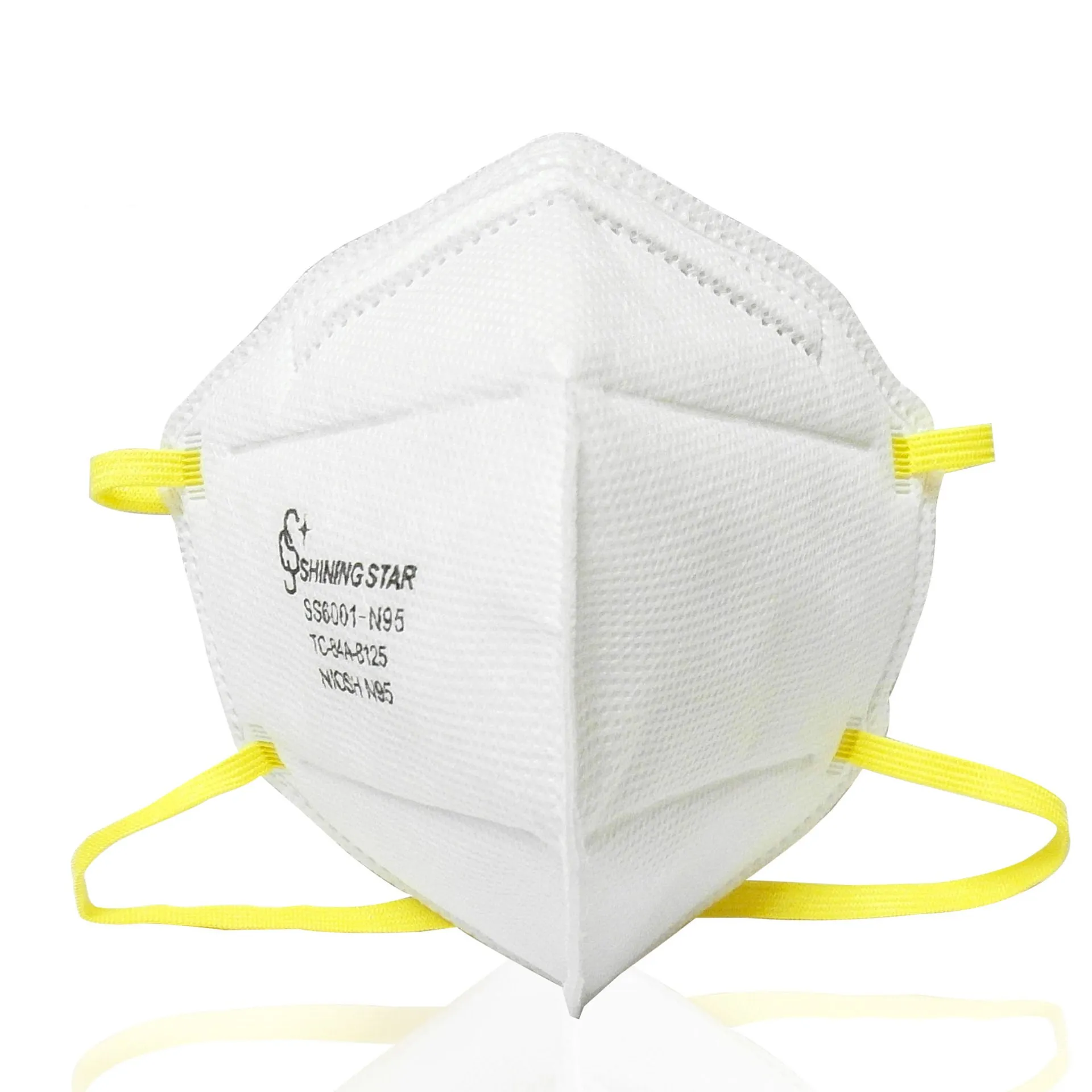 10-100pcs N95 Facial Mask NIOSH Certificate Headband Folded Sponge Nose Pad Particulate Filter Respirator Health Care Dust Proof